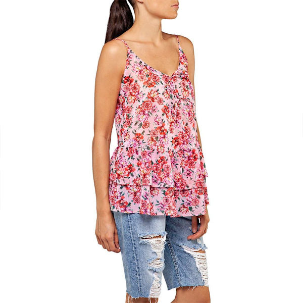 Replay Ärmlös Blus W2333.000.72086 Rosa L Kvinna