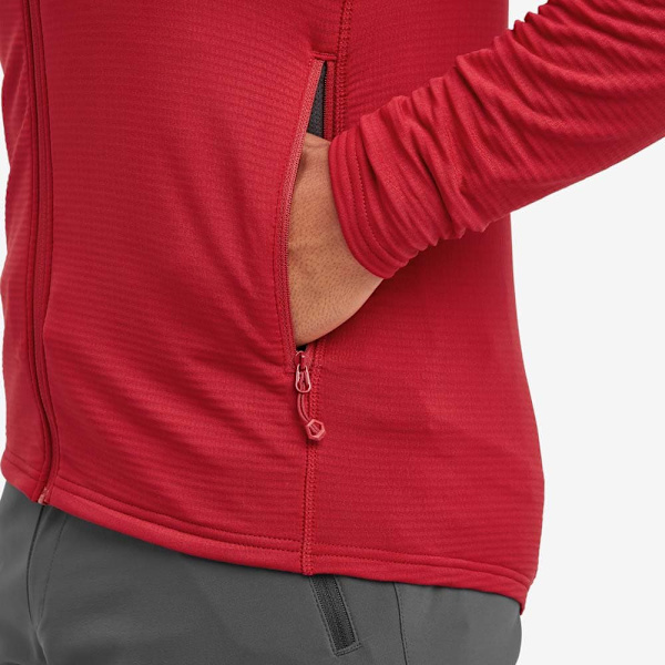 Montane Protium Lite Fleecejakke Med Hætte Rød 3XL Mand