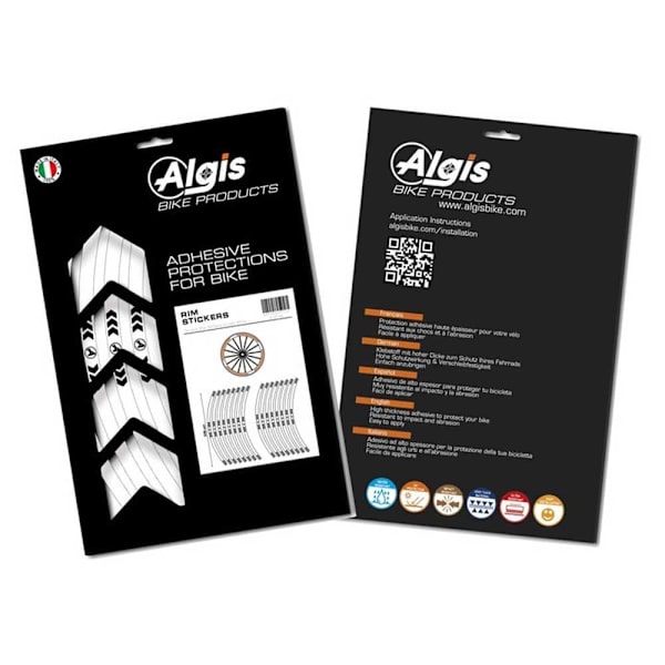 Algis Fork Guard Stickers Texture Arrows Hvid