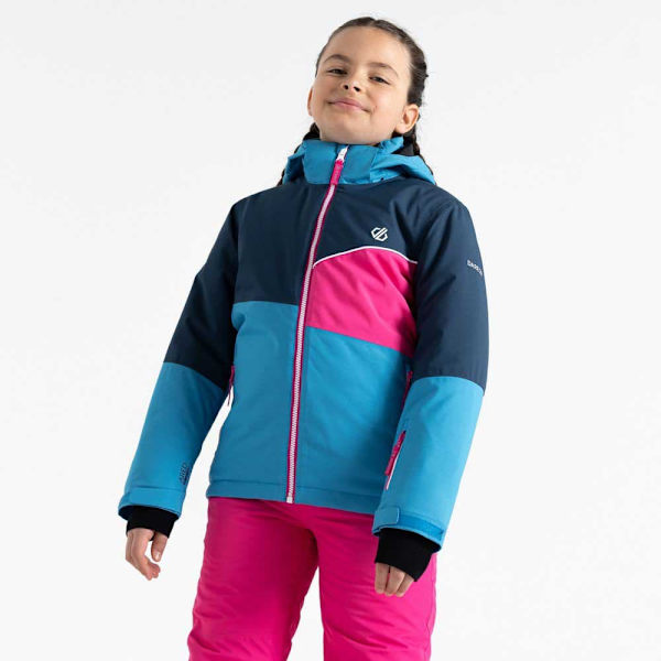 Dare2b Junior Hood Jacka Steazy Blå,Rosa 11-12 Years Pojke