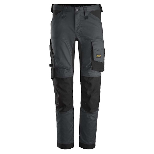 Snickers Workwear Allroundwork Elastic Bukser Sort 048