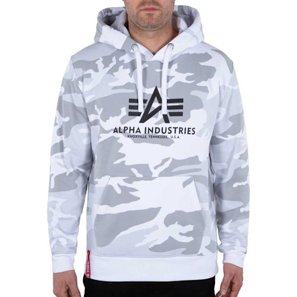 Alpha Industries Basic Camo Huppari Valkoinen S Mies