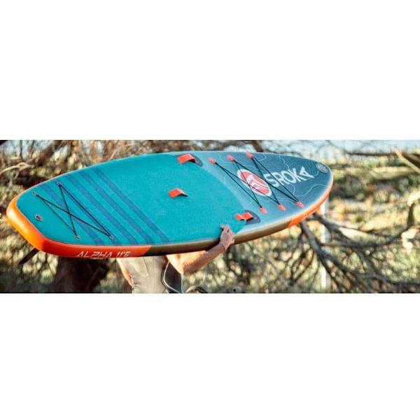 Sroka Paddla Surf Set Alpha Premium 12´6x28´´x6´´ Tts Guld 380 cm / 71 cm