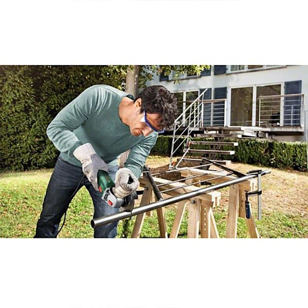 Bosch Professional Kulmahiomakone Universalgrind 750-115 Hopeinen