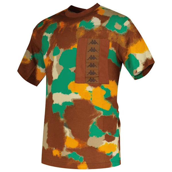 Kappa Kortärmad T-shirt Fapo Authentic Grönt,Brun L Man