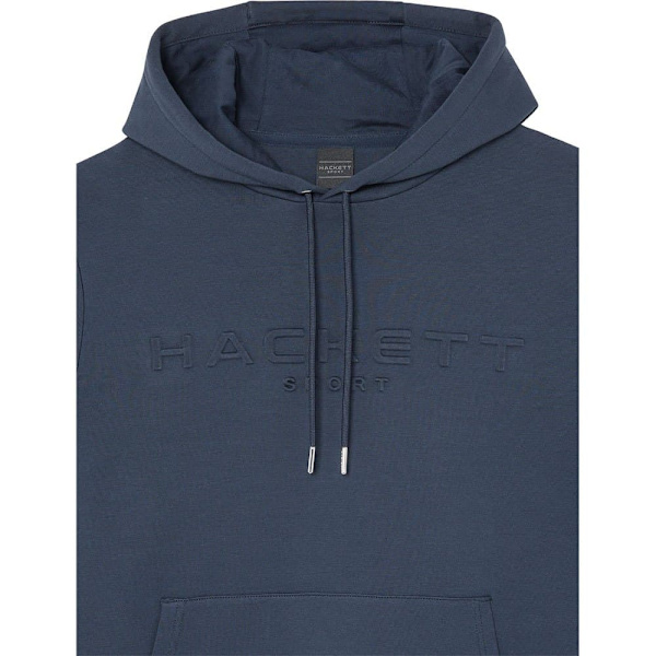 Hackett Embossed Hættetrøje Blå XL Mand