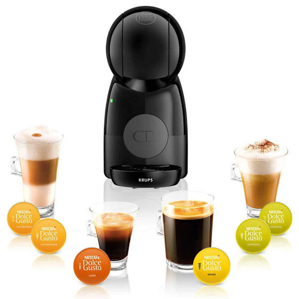 Krups Kapsler Kaffemaskine Piccolo Xs Kp1a3 Sort One Size / EU Plug