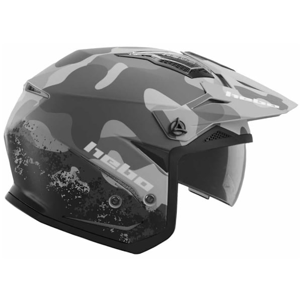 Hebo Htr-p01 V6 Camo öppen Hjälm  XL