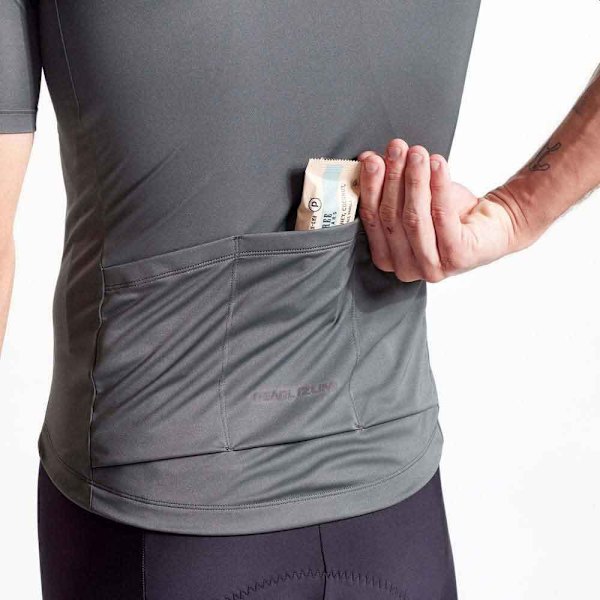 Pearl Izumi Attack Korta ärmar Cykeltröja Grå 2XL Man