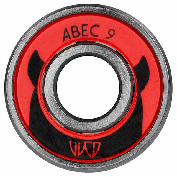 Wicked Hardware Lager Abec 9 Fs Röd