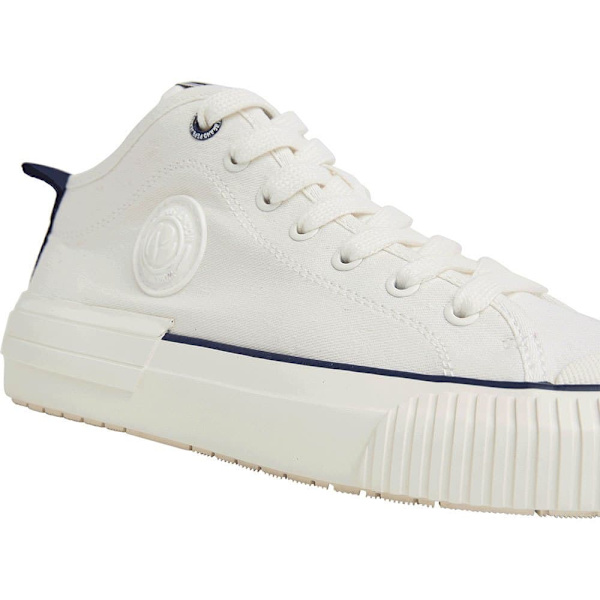 Pepe Jeans Utbildare Industry Basic W Vit EU 40 Kvinna