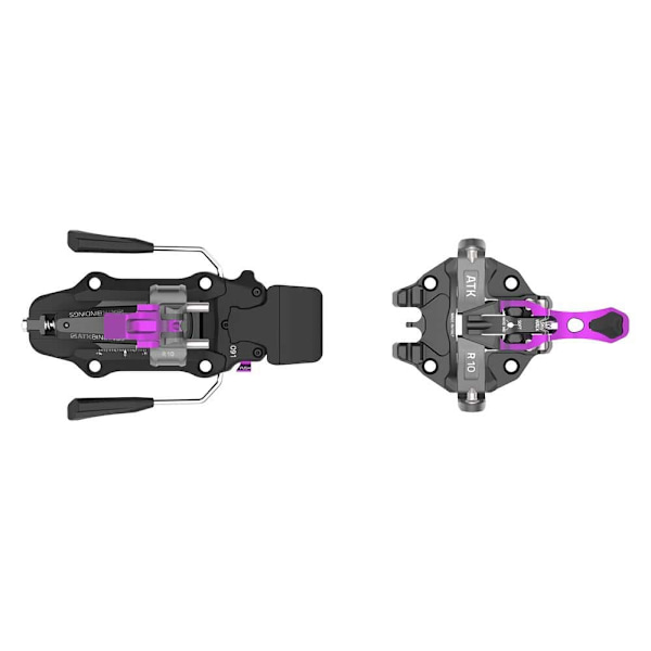 Atk Race Skidturbindningar Raider 10 97 Mm Silver 97 mm