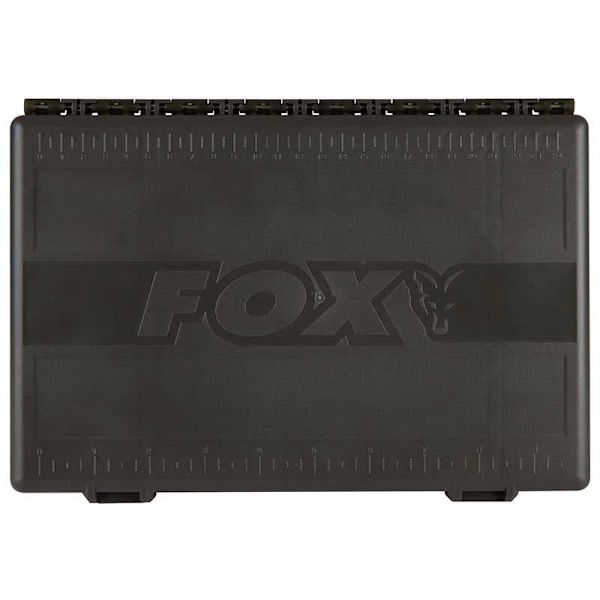 Fox International Ladattu Medium Tackle Box Edges Musta