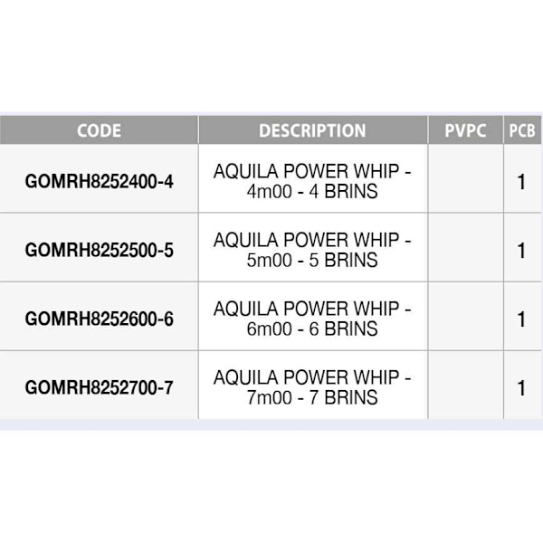 Garbolino Kupstång Aquila Power Whip Blå,Silver 4.00 m