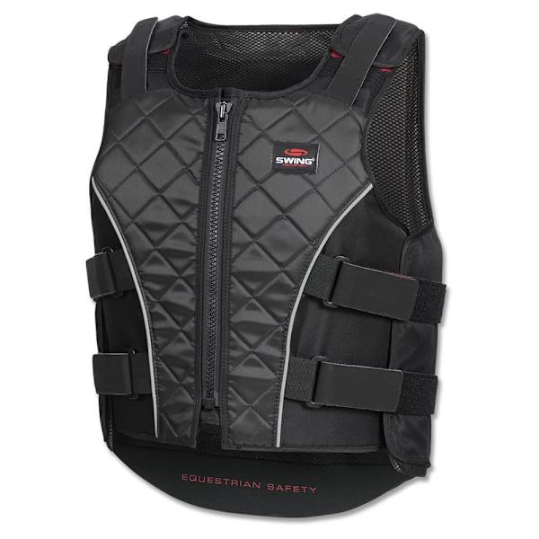 Swing Kroppsskyddsväst P19 Zipper Svart XS