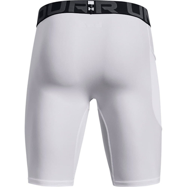 Under Armour Heatgear Compression Long Pohjakerroksen Shortsit Valkoinen M / Regular Mies
