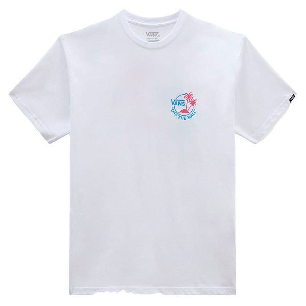 Vans Classic Mini Dual Palm T-shirt Med Korta ärmar Vit S Man