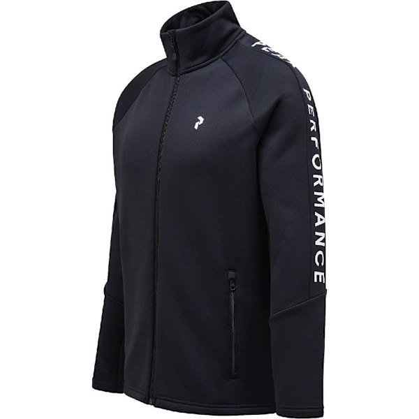 Peak Performance Rider Fleece Med Fuld Lynlås Sort XL Mand