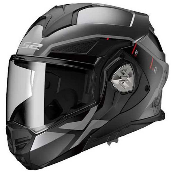 Ls2 Modulär Hjälm Ff901 Advant X Metryk Svart XS