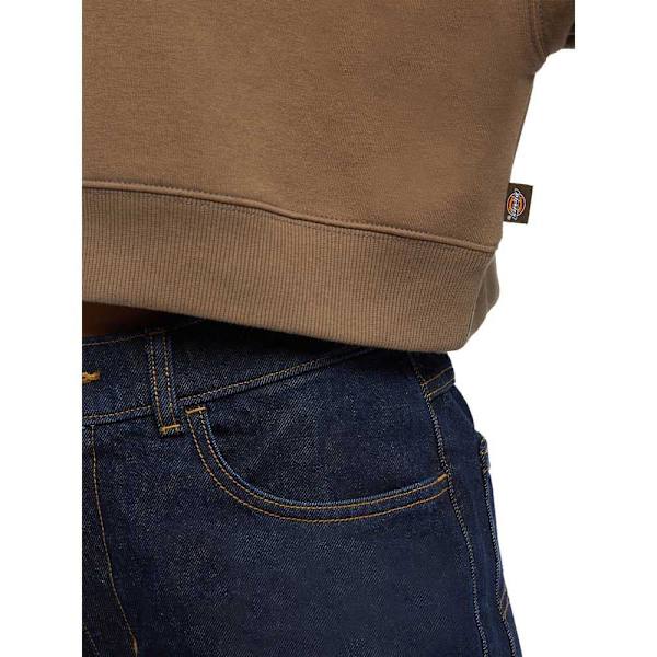Dickies Oakport Cropped Hættetrøje Brun L Kvinde