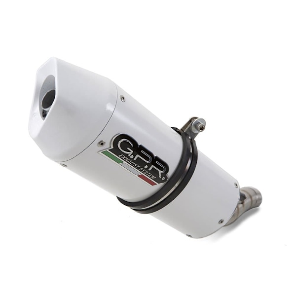 Gpr Exhaust Systems Lyddæmper Albus Ceramic Slip On Himalayan 410 17-20 Euro 4 Diameter 36 Mm Db Homologated Hvid