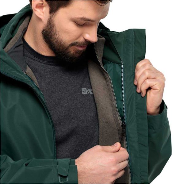 Jack Wolfskin Waldsteig Fz Väst Brun S Man