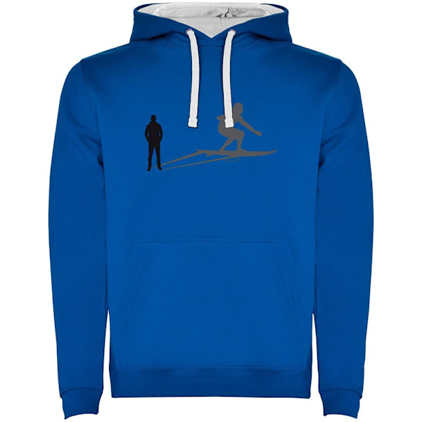 Kruskis Hættetrøje Shadow Surf Two-colour Blå S Mand
