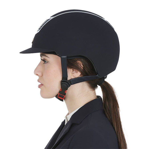 Equestro Hjelm Modello Eclipse Plain Velvet (3 Padding)  59-61 cm