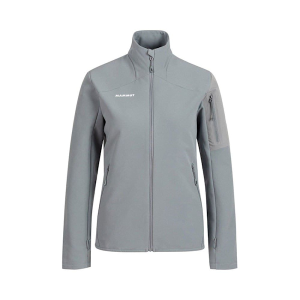 Mammut Ducan Sweatshirt Med Dragkedja Grå XL Kvinna