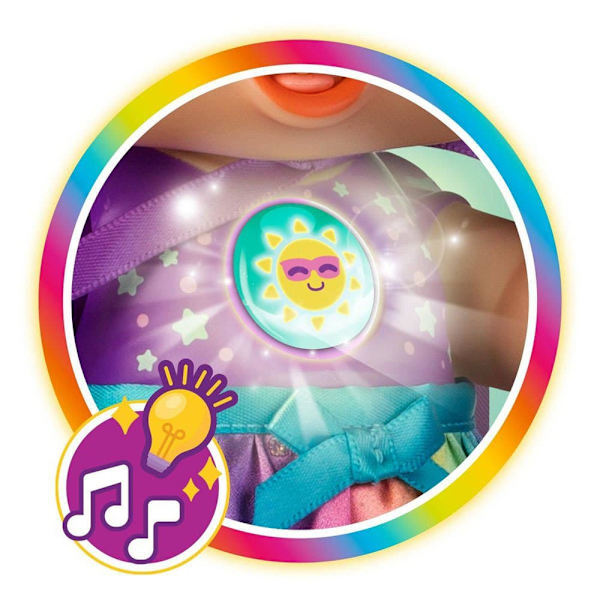 Famosa Dukke Dukke Super Cute Rainbow Party Rosa