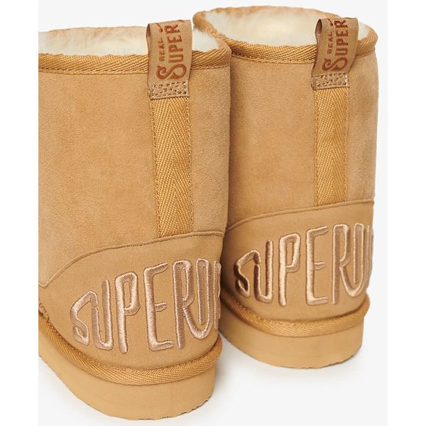 Superdry Suede Sherpa Ankle Lumisaappaat Beige EU 38-39 Nainen