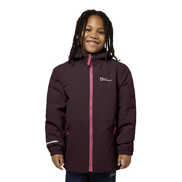 Jack Wolfskin Snowy Days Jacka Rosa 116 cm Pojke