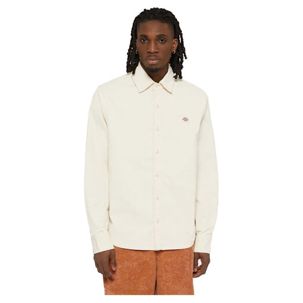 Dickies Chase City Skjorte Med Lange ærmer Beige M Mand