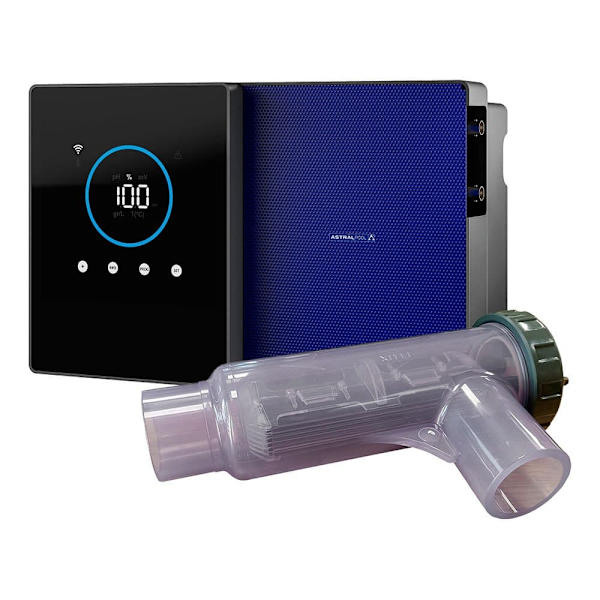 Astralpool Aikeissa Clear Connect 40 G/h 180m³ Suola Vesi Kloorausaine Järjestelmä