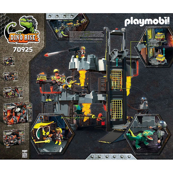 Playmobil Dino Mine Dino Rise Monivärinen