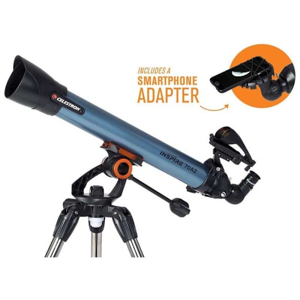 Celestron Teleskop Inspire 70 Mm Az Refractor Silver