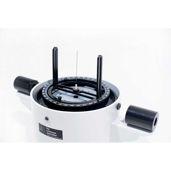Autonautic Instrumental Reflektor/bordsskiva Magnetisk Kompass C20-00128 Vit