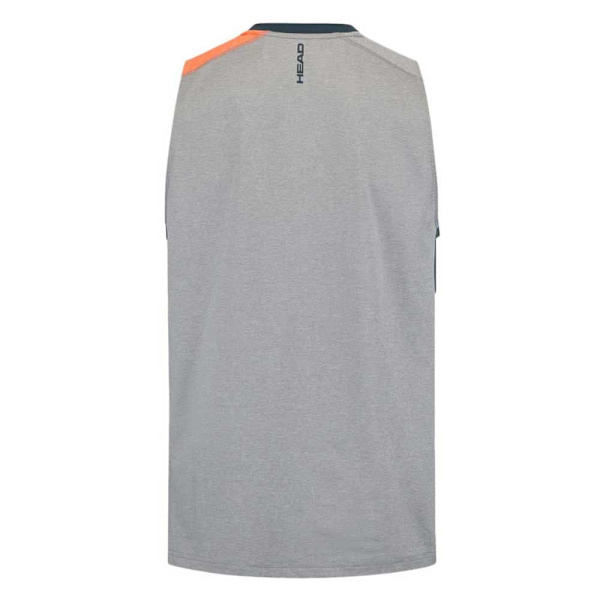 Head Racket Ärmlös T-shirt Padel Blå,Grå L Man