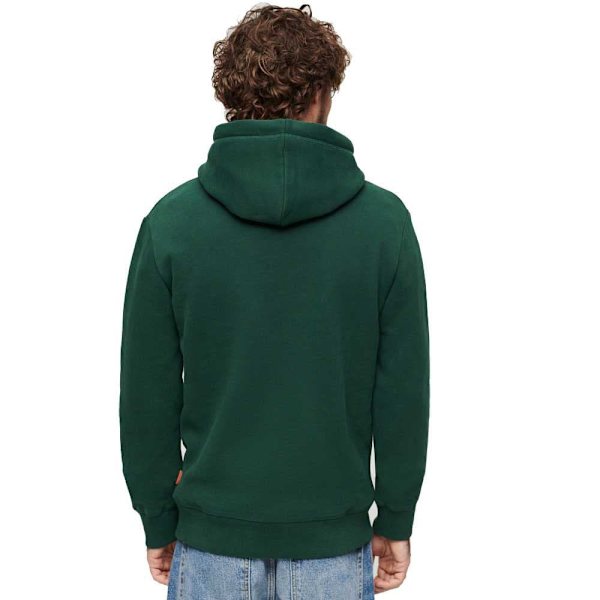 Superdry Vintage Logo Duo Tröja Med Huva Grönt 2XL Man