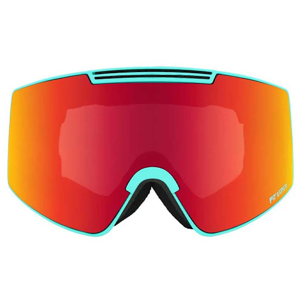 Pit Viper The Snowmachine Proform Skidglasögon Orange Red Revo/CAT3+CAT1