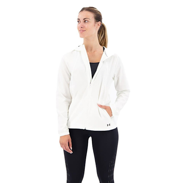 Under Armour Jacka Outrun The Storm Vit XL Kvinna
