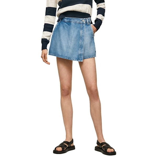 Pepe Jeans Tammy 1/4 Denimshorts Blå 28 Kvinde