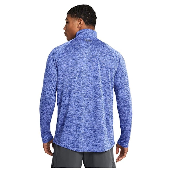 Under Armour Tech™ 2.0 Halv Lynlås Langærmet T-shirt Blå S / Regular Mand
