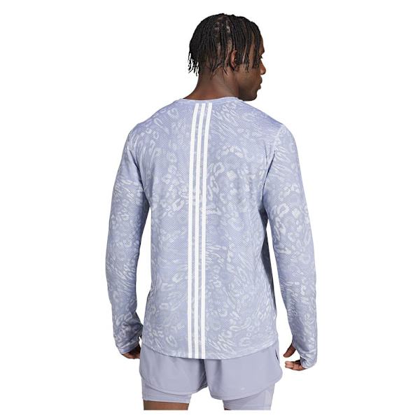 Adidas Own The Run Climacool 3 Stripes T-shirt Med Lange ærmer  M Mand
