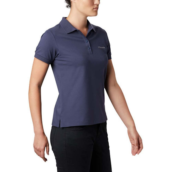 Columbia Lyhythihainen Poolo Lakeside Trail™ Solid Pique Sininen L Nainen