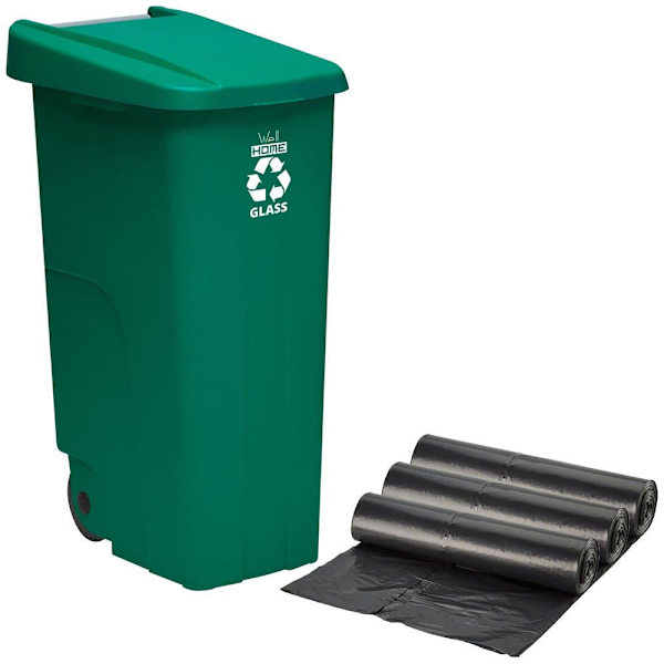 Wellhome Affaldsspanden 110l Gylden