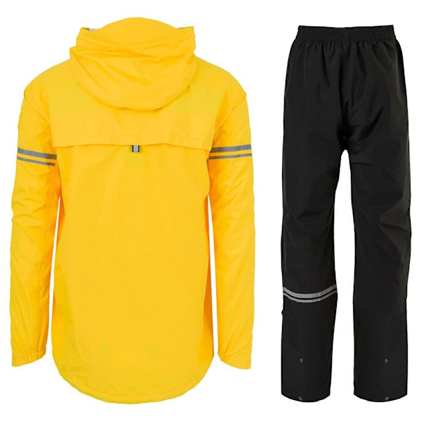 Agu Jakke Original Rain Essential Gul,Sort M Mand
