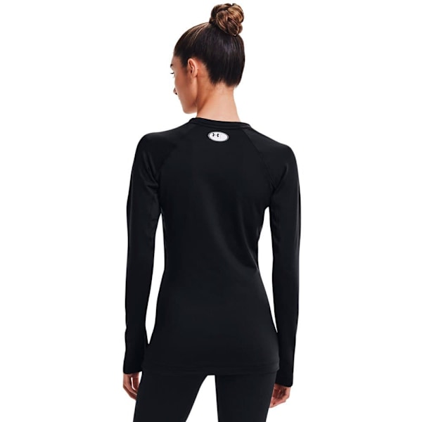 Under Armour Långärmad T-shirt Coldgear Authentics Crew Svart XS Kvinna
