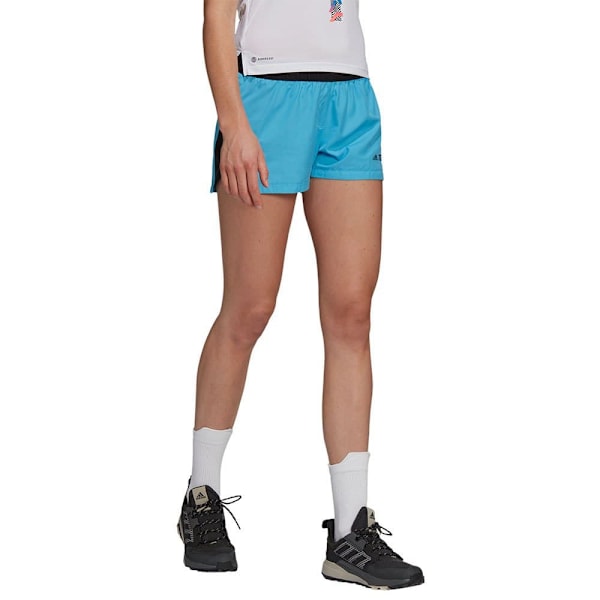 Adidas Shorts Bukser Trail 3´´ Blå L Kvinde