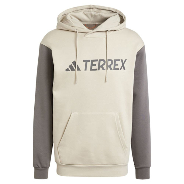Adidas Mt L Logo Hættetrøje Beige S Mand